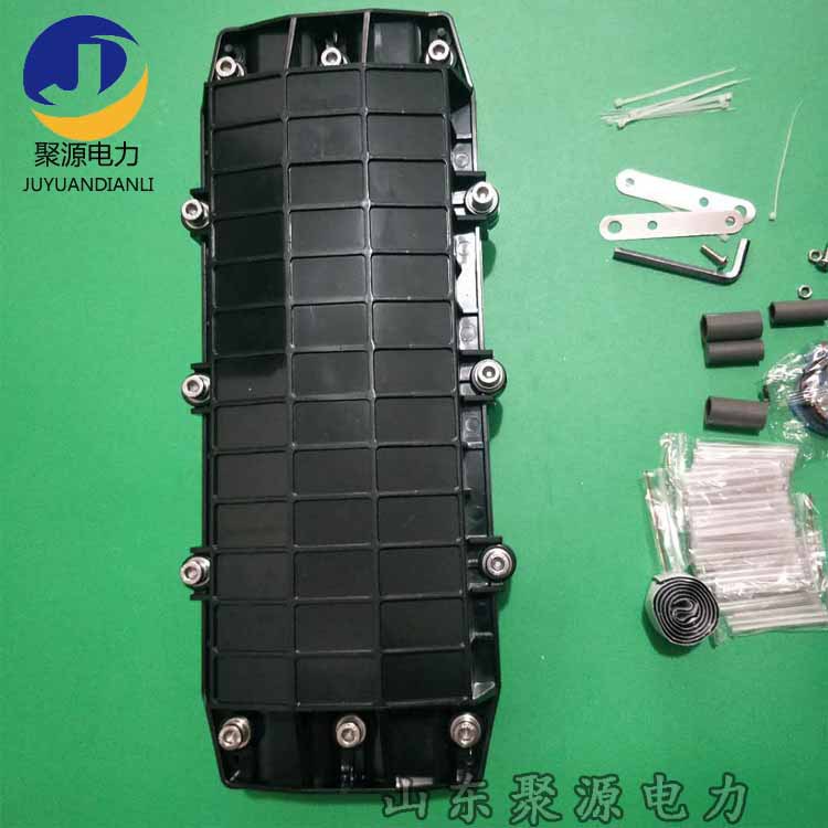 山东厂家直供光缆接头盒 卧式PC塑料4孔24芯接线盒 ADSS光缆金具