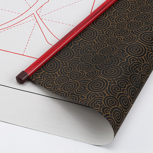 Practice the Enlightenment Ceremony Every Day Herringbone Water Writing Cloth Opening Ceremony Children's Drawing Red Brush Copybook Water Writing Cloth Opening Ceremony Scroll