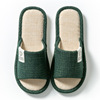 Summer slippers, non-slip footwear indoor, universal slide for beloved, cotton and linen, wholesale