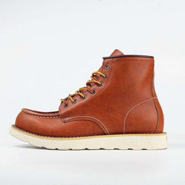 American 875 Martin Boots Men's Retro Mark Head Workwear Boots Rhubarb Boots Crazy Horse Leather Men's Boots Ami Khaji Men's Shoes