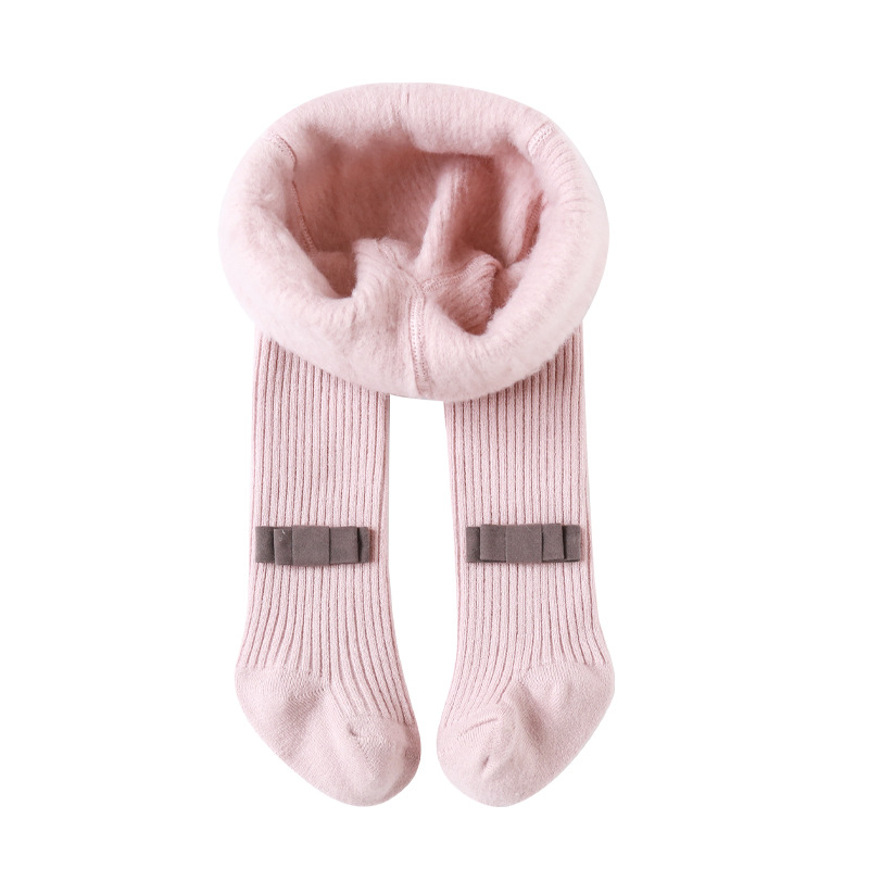 20 pantimedias infantiles de otoño e invierno nuevas medias de bebé forradas de lana