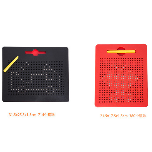 Factory direct sales magnetic drawing board creative cross-border puzzle children's graffiti puzzle early education magnetic steel ball drawing board