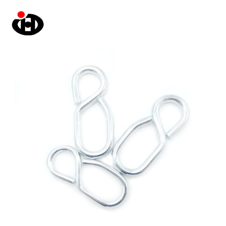 厂家销售碳钢镀锌S型钩8字钩3字钩多用途异形挂钩S挂钩吊钩M6*70