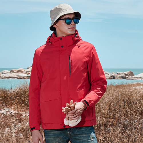 Xilina winter high-quality workwear outdoor couple down jacket men's two-piece waterproof breathable mountaineering suit