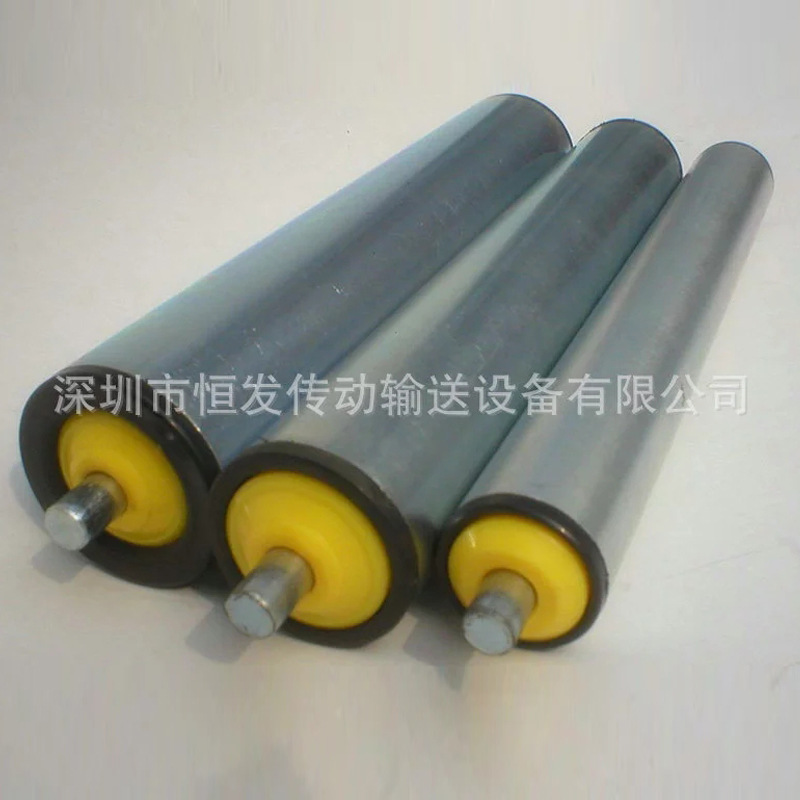 厂家直销   锈钢无动镀锌滚筒 工业输送托辊支持批发