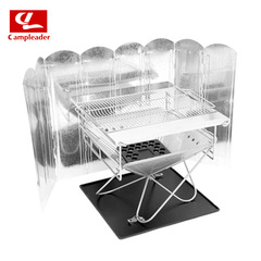 New Korean hot selling windshield bonfire windshield barbecue windshield stove folding windshield