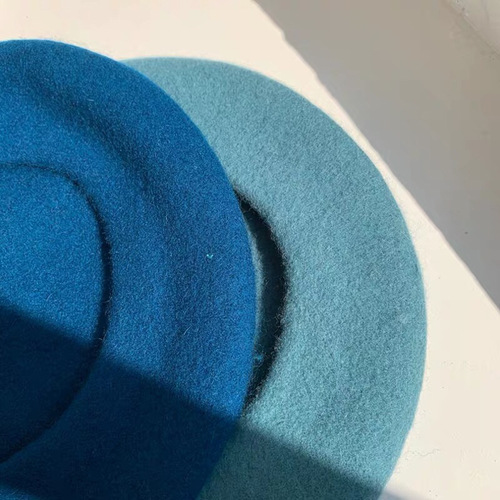 Beret Hat Stone Miki Hat Retro British Wool Thick Japanese Painter Hat Korean Style Versatile Pumpkin Hat Women