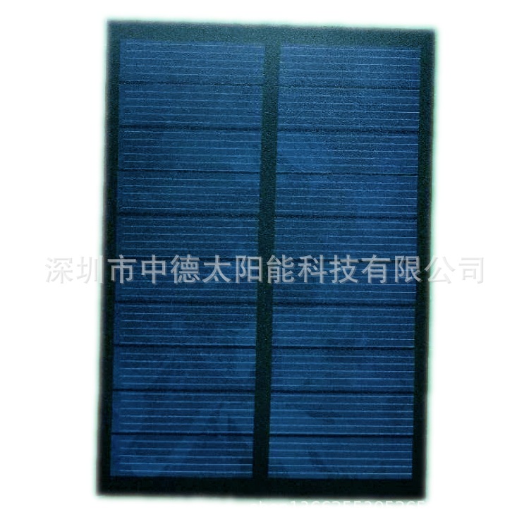 厂家供应PET层压太阳能电池板 5V太阳能发电板 多晶太阳能板