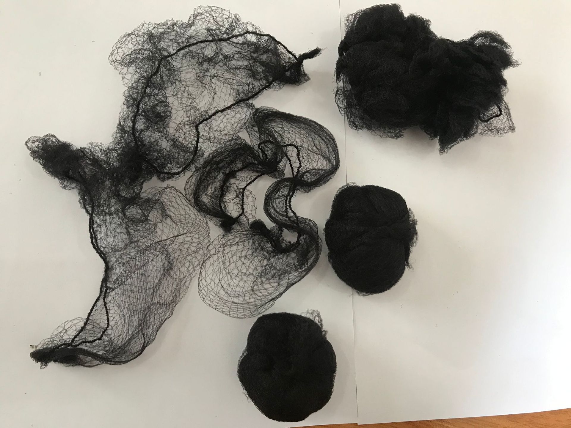 Red de cabello fino de 5mm para asistentes de vuelo con red de cabello invisible, disco de baile ultrafino de alta elasticidad, red de cabello, empaque independiente