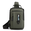 Universal chest bag for leisure, street trend waterproof bag strap one shoulder