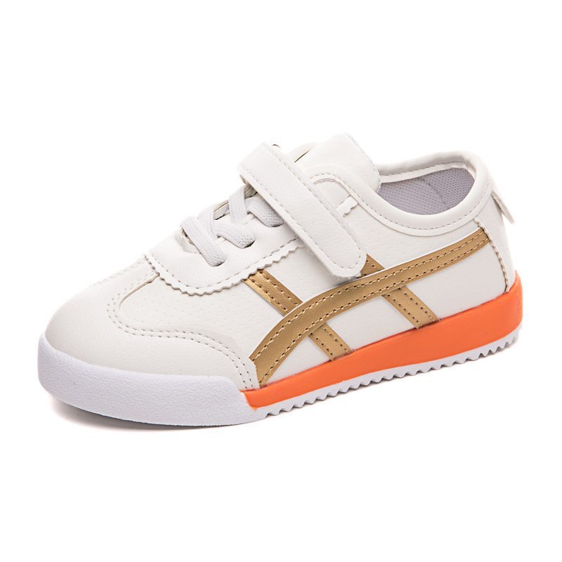 2023 Άνοιξη και Φθινόπωρο Παιδικά νέα χρωματιστά μονό παπούτσι για αγόρια Αθλητικά Casual Little White Shoes Baby Soft Sole_voghion.com