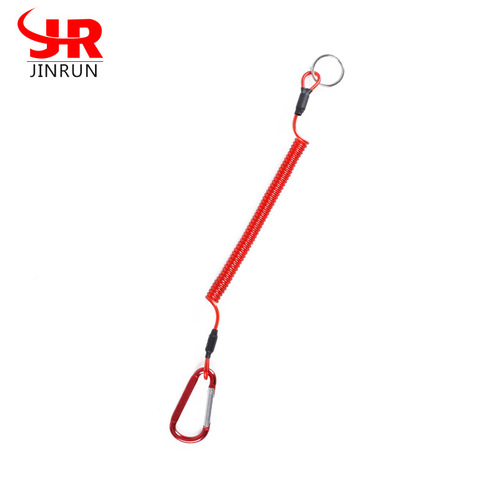 Steel strap climbing buckle accidental rope phone line type lure clamp control fish device hanging buckle rope high pull force rope accidental rope