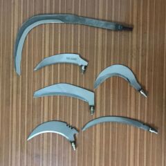 水草鐮刀釣魚鋸齒鐮刀廠家大號彎刀牙刀批發抄網竿鐮刀割草刀