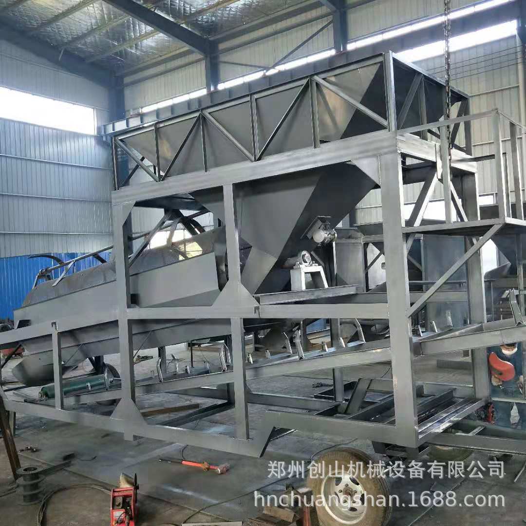 供应筛沙机 滚筒筛砂机 移动式沙场筛沙机大型滚筒河道河沙筛沙机