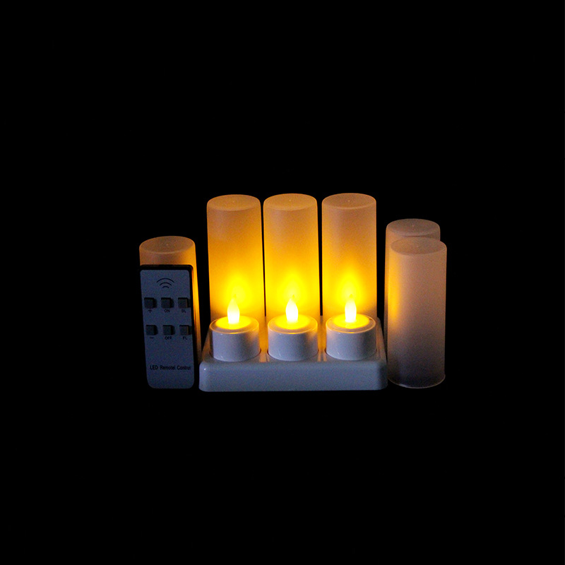 Precio de fábrica al por mayor de Navidad día de luz de la Vela decorativa recargable LED té luz de la cera de boda confesión diseño Bar Restaurante