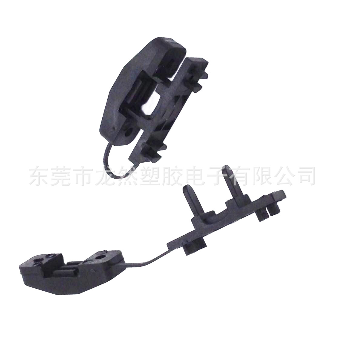 龙然厂家直销 组合式卡线夹 拱型卡式压线板 圆形塑料线夹