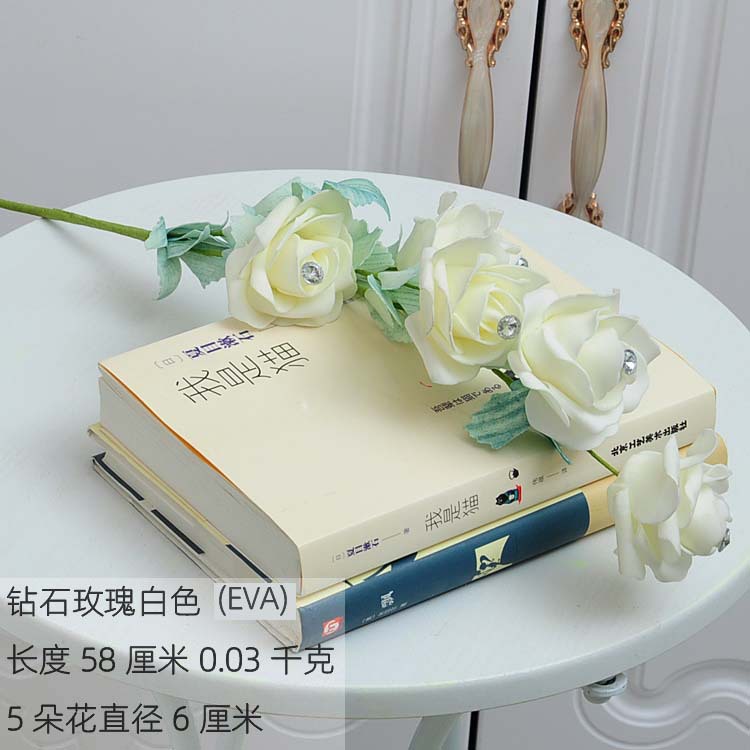 Estilo Europeo 3-cabeza peonía extranjera flor artificial hogar de la boda ramo artificial Margarita piso decoración florero floral flor artificial