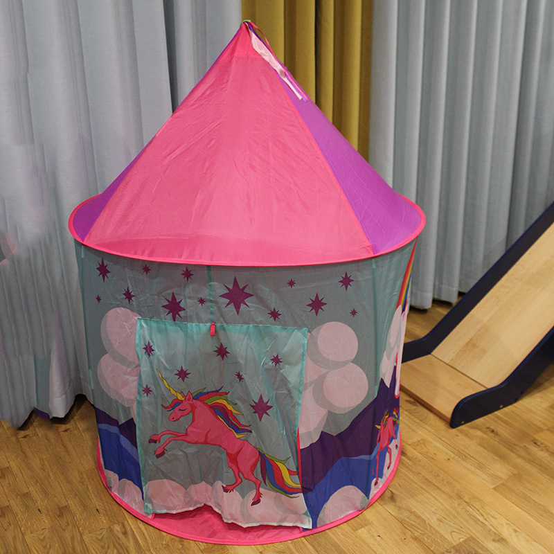 Cápsula espacial mongol bolsa de tres piezas conjunto de niños y niñas Castillo plegable niños tienda de campaña interior Casa de juego de juguete