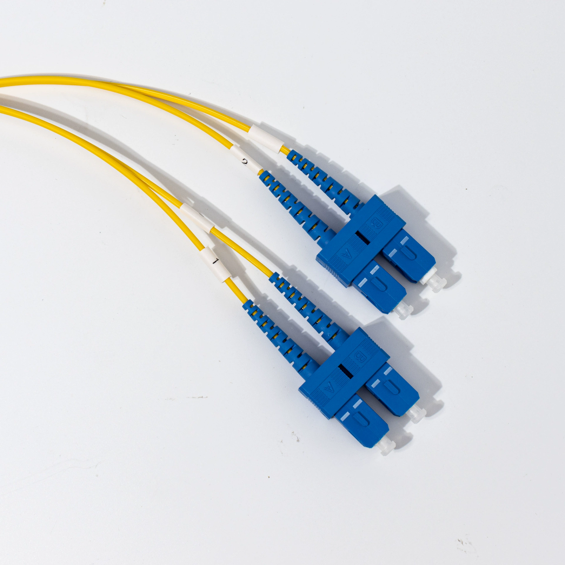 国诚通 Single-mode dual-core jumper 2.0 telecom grade SC-SC fiber jumper extension cable 3 meters