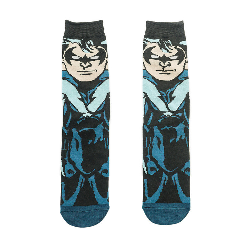 Venta al por mayor de los hombres calcetines de algodón de comercio exterior calcetines de los hombres Gundam medias de dibujos animados de anime femenino fabricantes