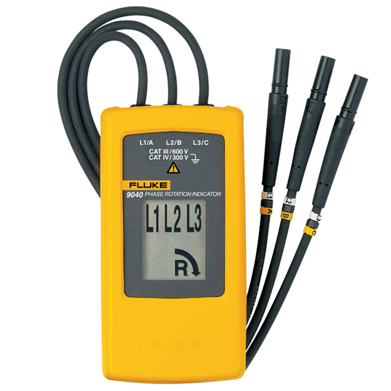 福禄克 FLUKE-9040 相序表接触测量马达转向指示仪高精度