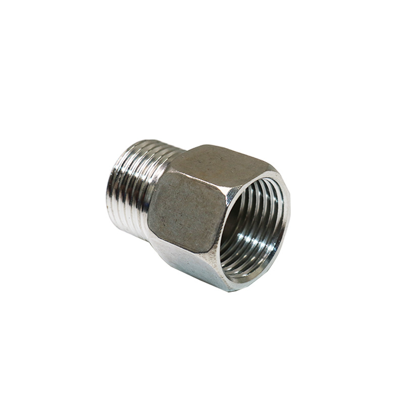 Thickened 4-point stainless steel inner and outer wire direct lengthening Extension Joint 4-point change 6-point inner and outer wire joint fittings