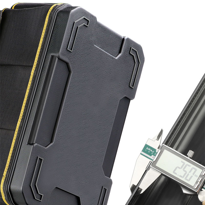 Kit multifunción Arrizo, kit de herramientas de hardware de lona de plomería engrosado, paquete de electricista, bolsa de almacenamiento para carpintería