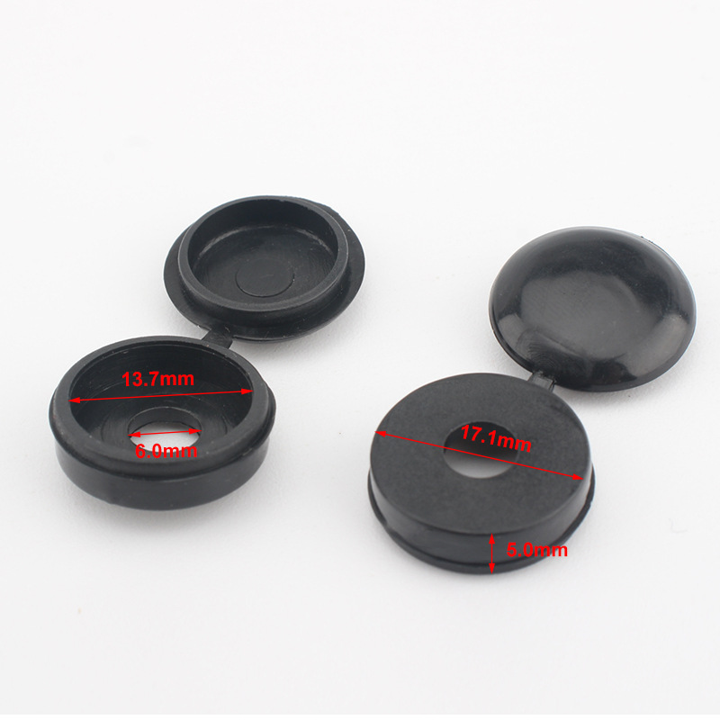 Venta al por mayor tapa de clavo de espejo tapa de rosca cubierta decorativa Cruz tornillo feo cubierta tres en uno muebles armario tapa de plástico