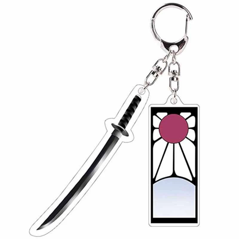 Acrylic double-sided keychain, transparent pendant