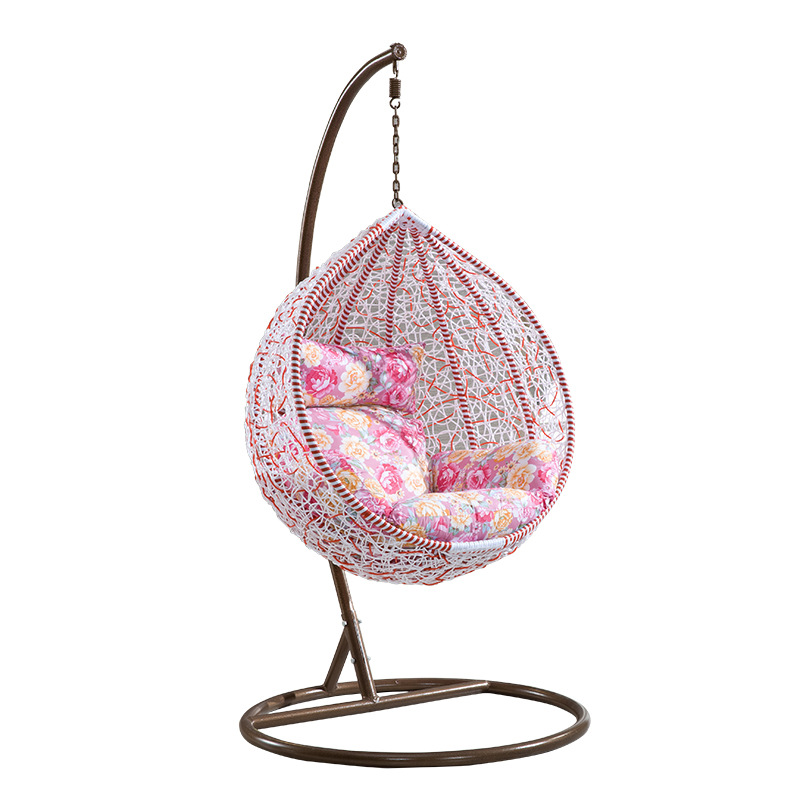 Balcón interior al aire libre, cesta colgante de ratán real de imitación, cesta colgante de ocio, silla de mimbre, suministro directo de fábrica, cesta colgante de nido de pájaro, columpio image 5