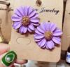 Earrings, pendant, flowered, simple and elegant design