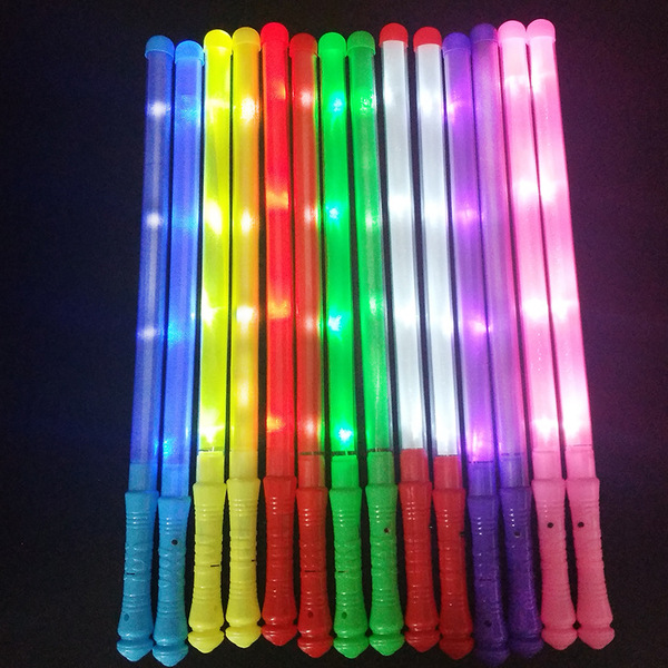 electronic big colorful flashing light stick