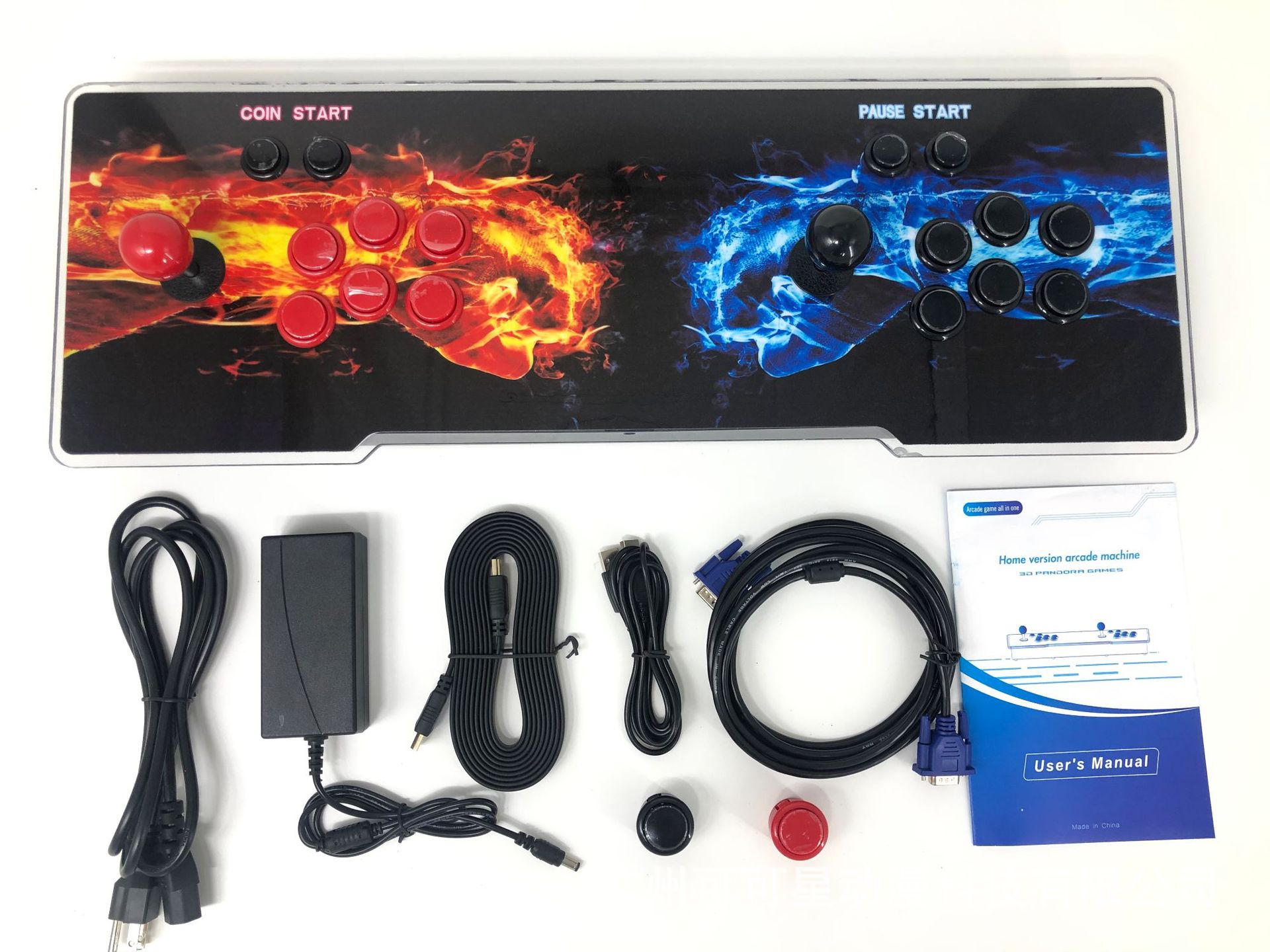 Arcade retro Pandora, máquina de juegos doméstica, caja del tesoro nostálgica, fabricante original