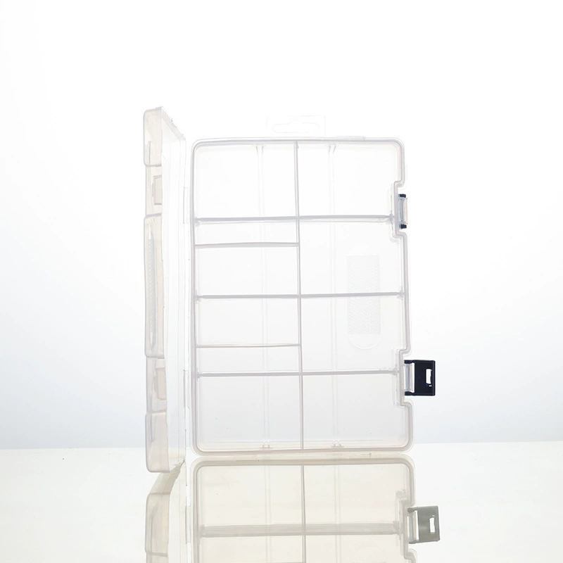 Detachable 8-Cell Storage Box with Interlocking Latches, 23x16x6 cm, 0.191 kg