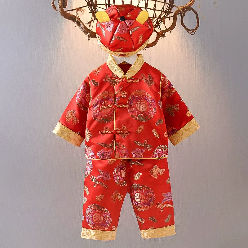 Весенний и осенний детский костюм этнического стиля детские платья