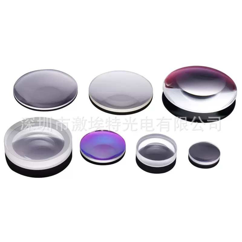 激光摄像机光学镜头   808nm K9玻璃透镜  高透光弯月平凸透镜