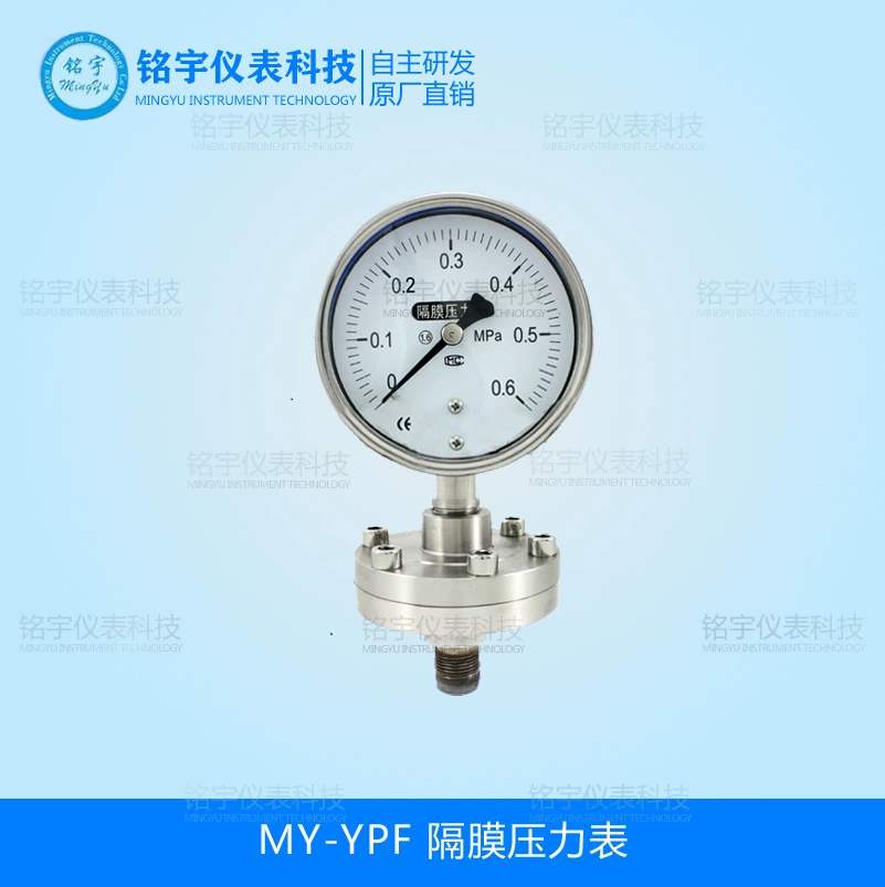 Мембранный манометр Мембранный ударопрочный манометр цифровой манометр высокоточный дисплей манометр указатель манометра производитель