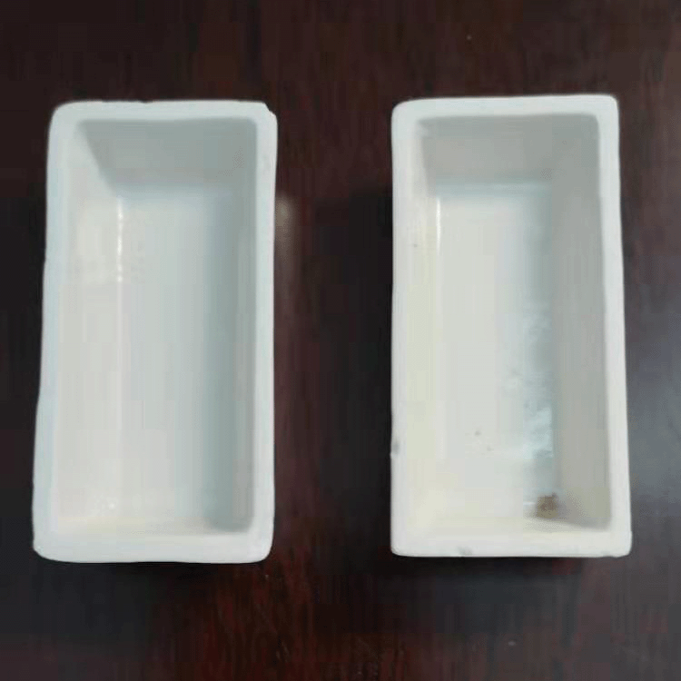 煤炭化验设备灰皿马弗炉用方船船型瓷方舟陶瓷船长方船