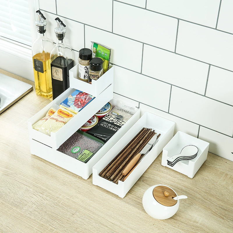美安居 Desktop stacking storage box plástico...