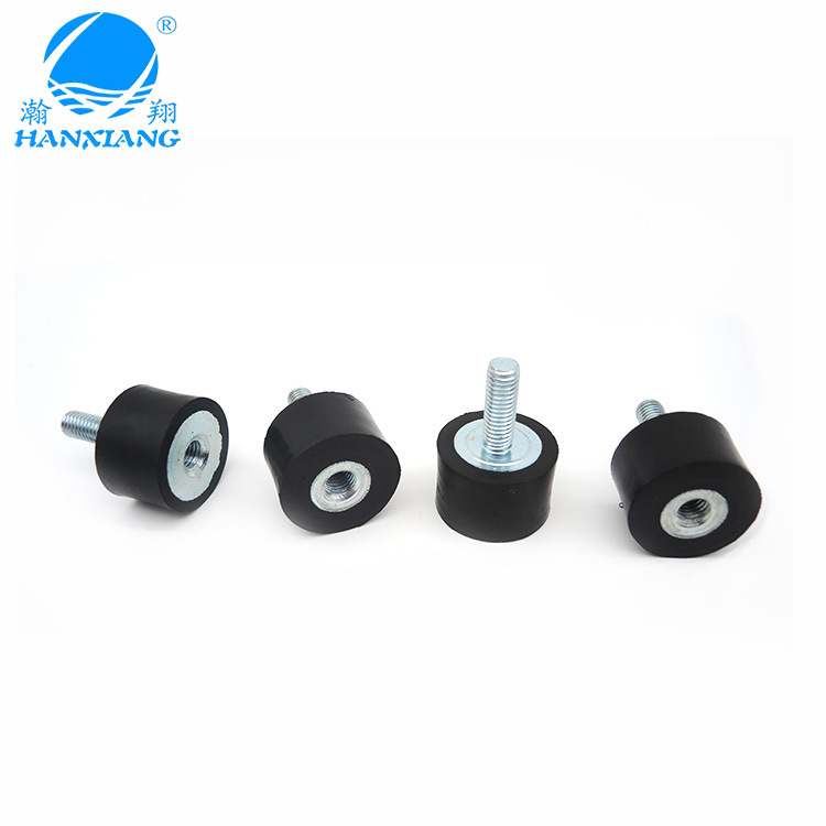 公母套橡胶减震器 单头螺丝缓冲垫 五金包胶加工