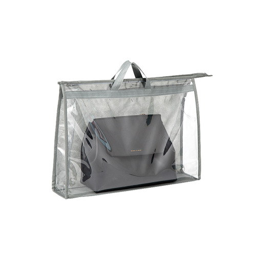 Bag Organizer Large Capacity Moisture-Proof Wardrobe Suspension Storage Bag PVC Transparent Leather Bag Dustproof Bag