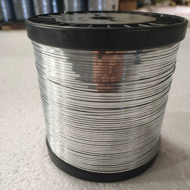 Плоская проволока из нержавеющей стали, оцинкованная высокоскоростная проволока для гвоздей, уплотнительная картонная проволока для гвоздей, одноразовая маска, носовой мост, никелированная хромированная плоская проволока