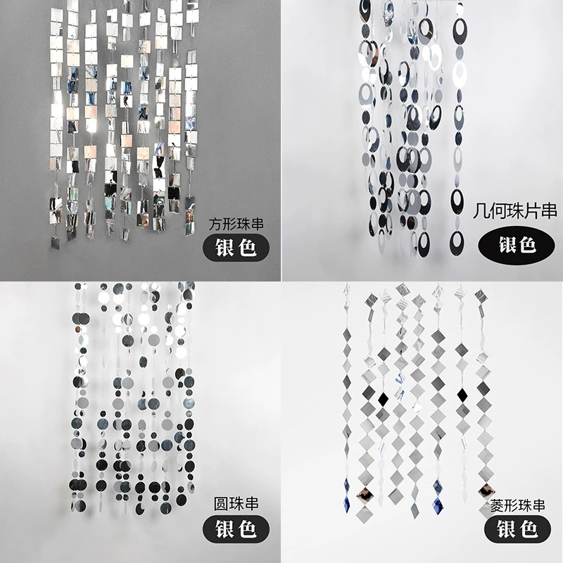Wedding activity festival sequin string wedding sequin string silver decorative sequins decorative sequent curtain sequin curtain