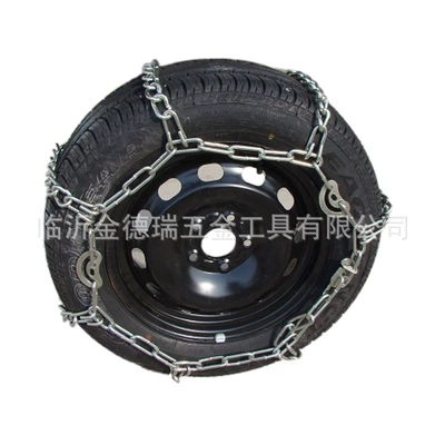 Car Anti-Skid Chains, Thickened for Sedans, Off-Road Vehicles, Suvs, Vans, and Pickup Trucks, Universal for Mud and Snow Roads, 600-14 Iron Chains