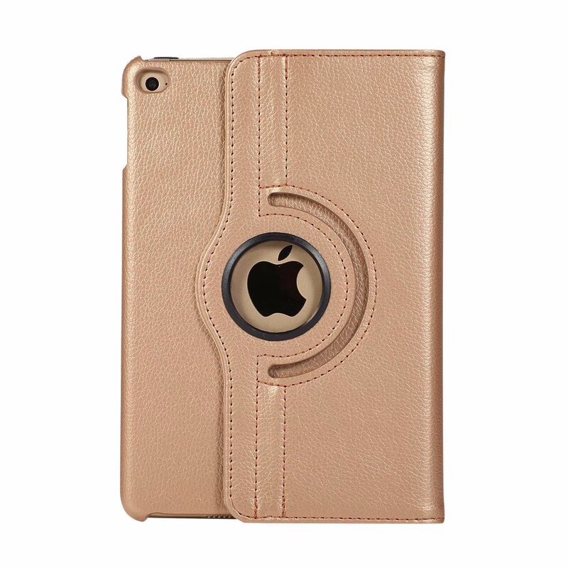 Suitable for iPad Mini4 Tablet Leather Case iPad Mini5 Rotating Stand Pebbled Anti-Fall Protective Cover Suitable for iPad Mini4 Tablet Leather Case iPad Mini5 Rotating Stand Pebbled Anti-Fall Protective Cover
