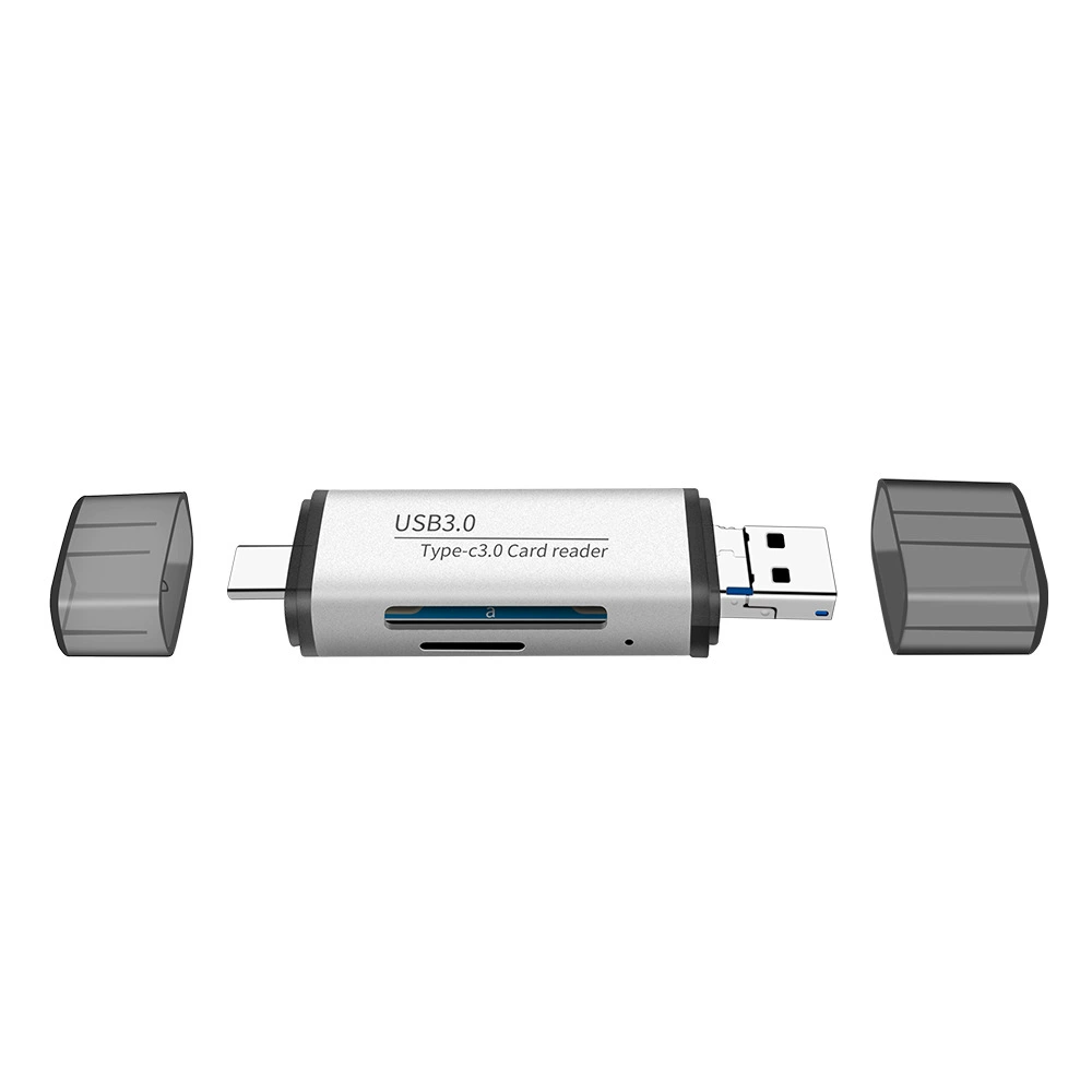 USB 3.0 многофункциональная скоростная кард-ридер TF/SD карта пятинетельный Type-C многодисковый двойной кард-ридер