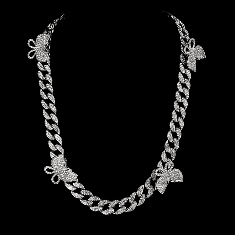 Collar de joyería, éxito de ventas en Amazon, con lazo europeo y americano, accesorio de estilo hip-hop. image 9