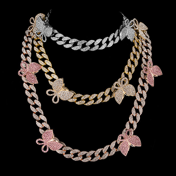 Collar de joyería, éxito de ventas en Amazon, con lazo europeo y americano, accesorio de estilo hip-hop. image 6