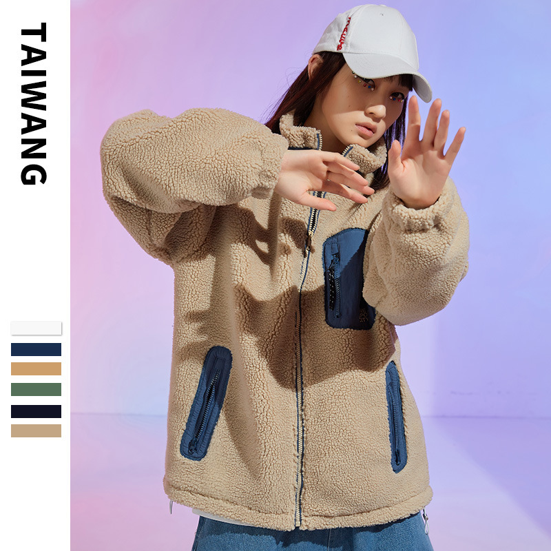 Herrenbekleidung Baumwollmantel neue Herrenjacke Lammwollmantel_voghion.com