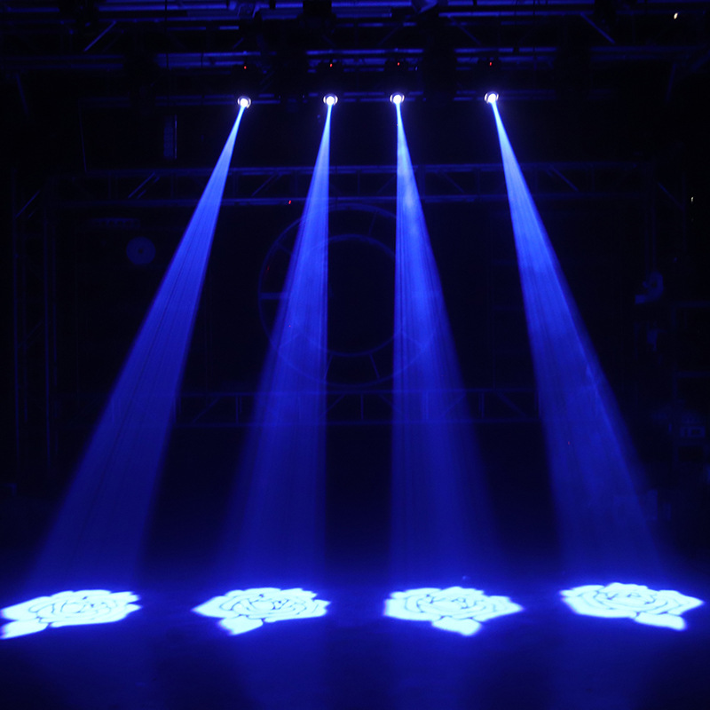 10W30W60W haz de luz de cabeza móvil patrón de luz teñida con efecto colorido luz transfronteriza e-commerce luz de la etapa